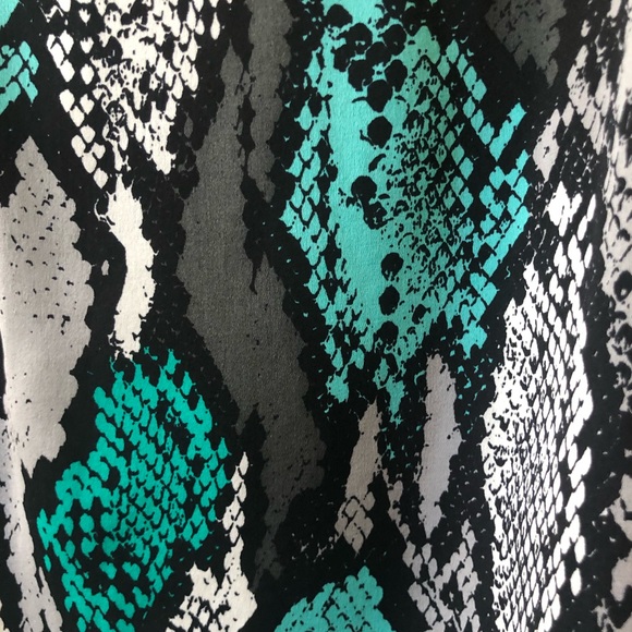 Milly Katalina Snake-Print Blouse Sz S - Picture 4 of 8